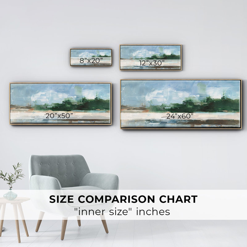 Tropical Shore I- Framed Canvas