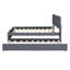 Lit plateforme tapissier avec lit gigogne-701341281-701341280