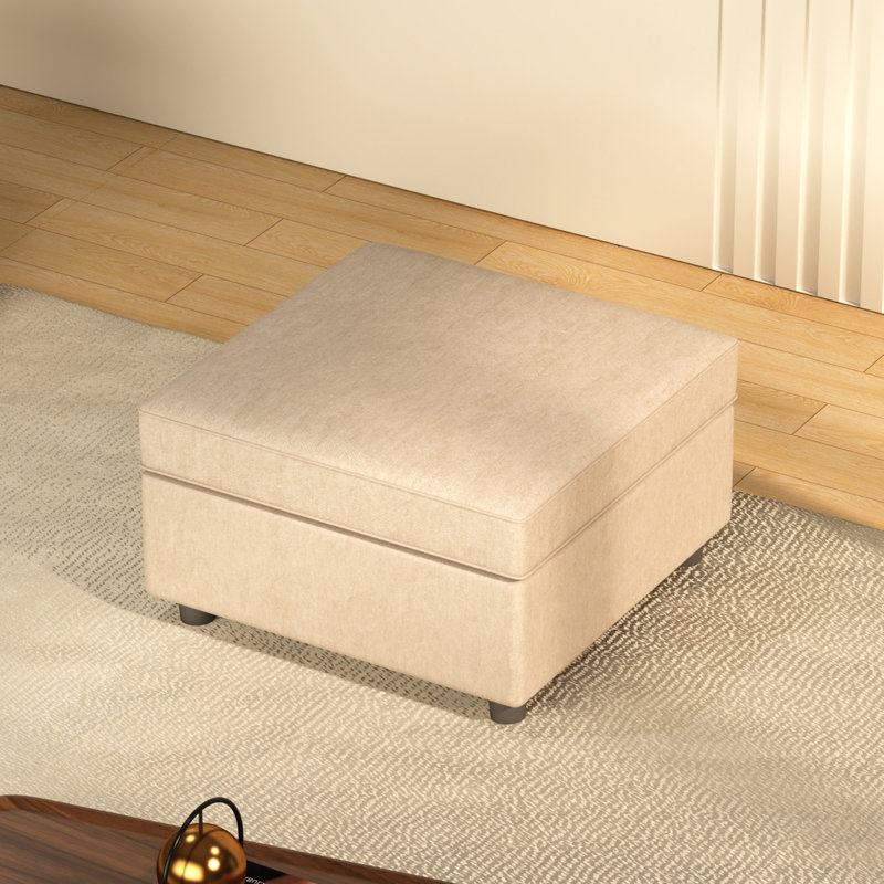 Dulvert 26" W Upholstered Ottoman Module With Storage