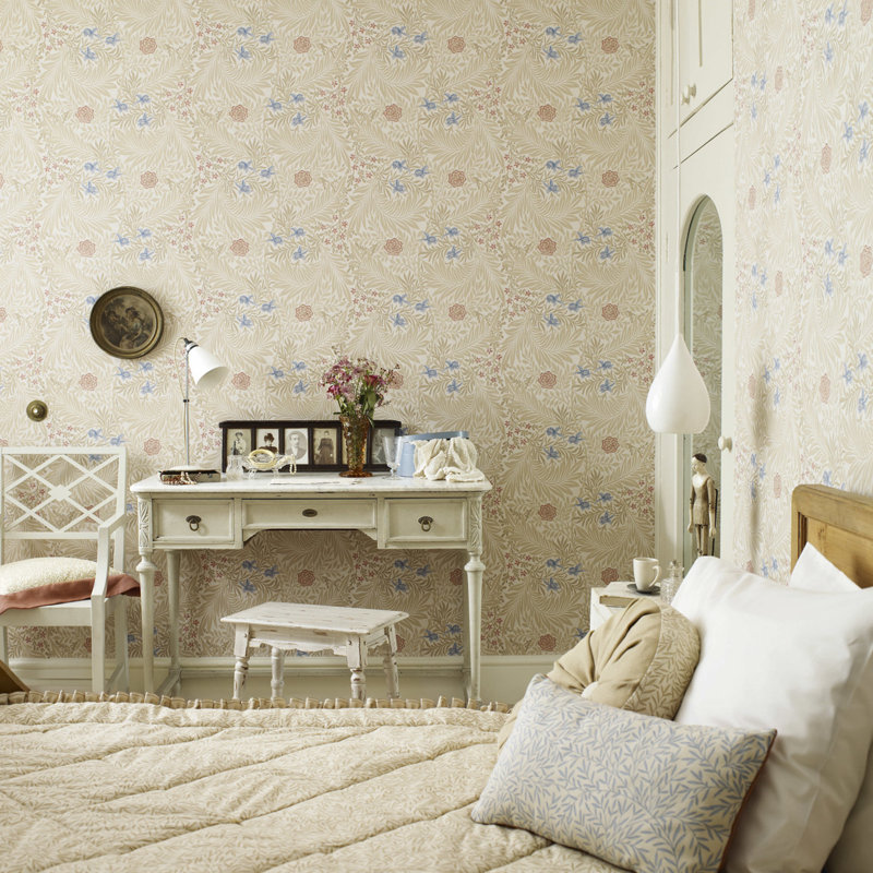 Larkspur 10.05m x 52cm Matte Wallpaper Roll, Green