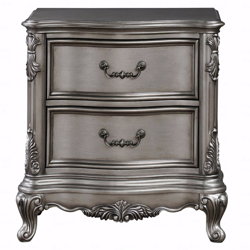Table de chevet 2 tiroirs