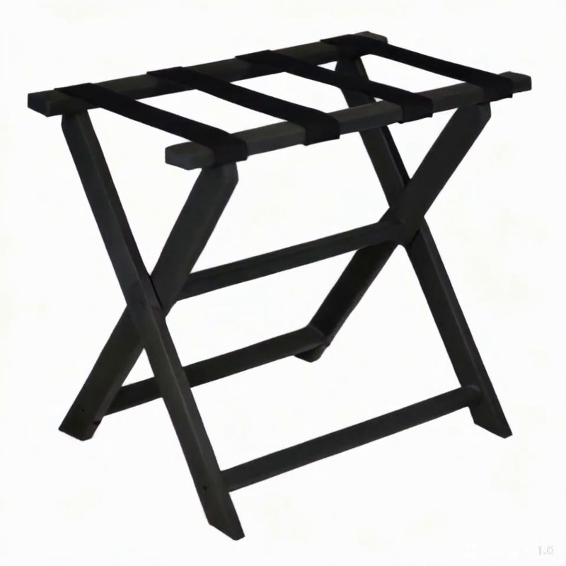 Navy Blue Eco-friendly Recycled Plastic Folding Luggage Rack
