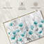 «Teal Poppy Garden», reproduction sur toile-1105707703