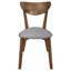 Chaise d'appoint grise Willia