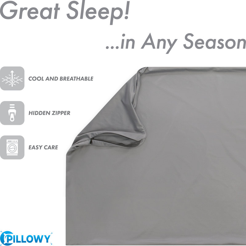 100% Linen, Standard, Dark Gray