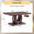 Texture Sticker-Patterned MDF Rectangular Coffee Table