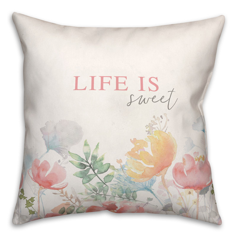 Coussin Life Is Sweet Botanicals