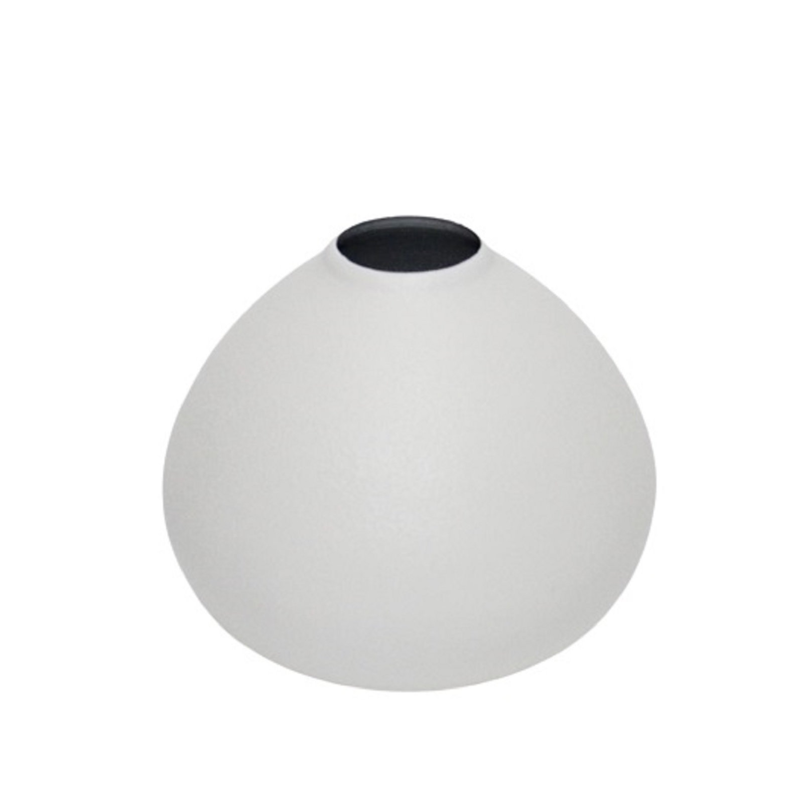 Jenny 3.25'' Aluminum Table Vase, White