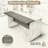 63-Inch Modern Kitchen Island with Marble-Look Surface, LED Lighting, and Grille Design for Versatile Use.-2053732262