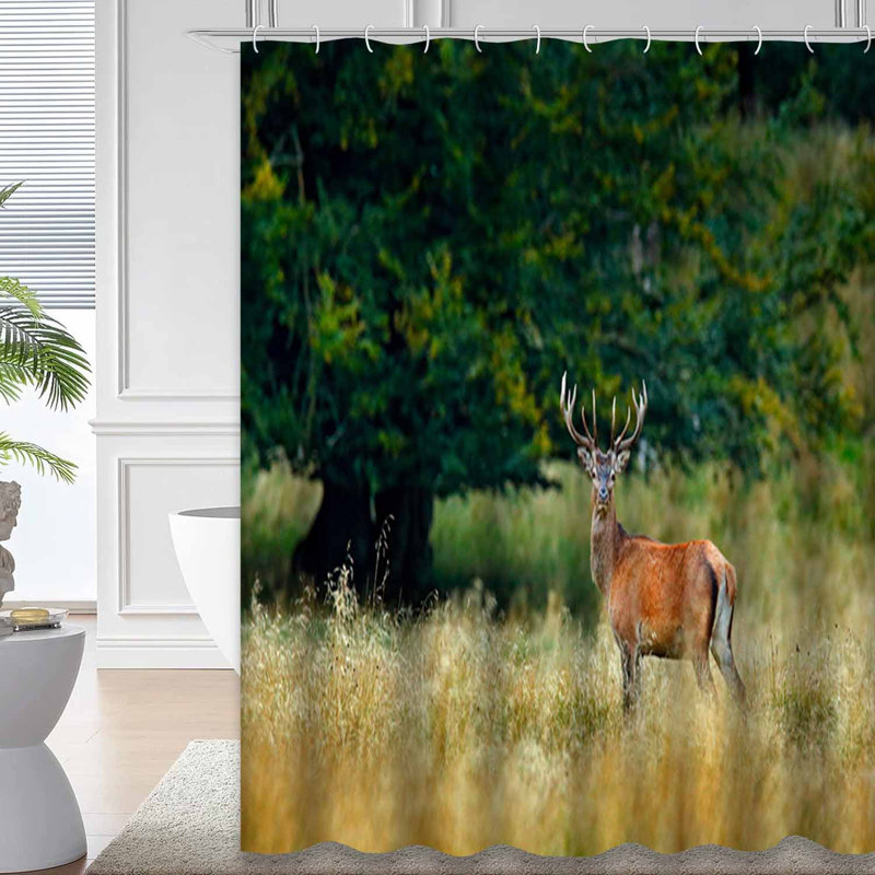 Rideau de douche Red Deer, L 72 po x l 72 po