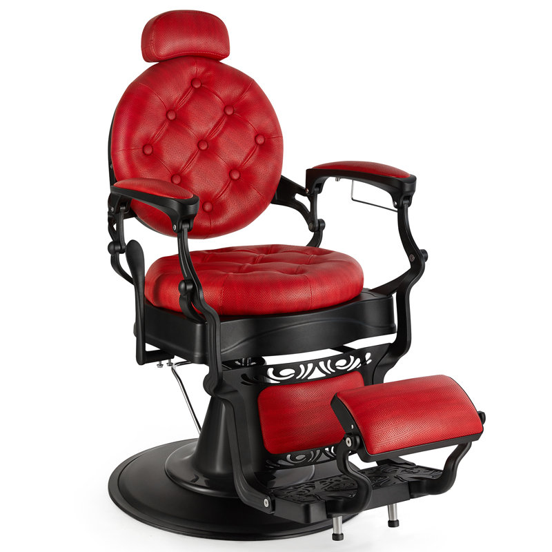 Fauteuil de barbier inclinable rétro rétro Inbox Zero Old School
