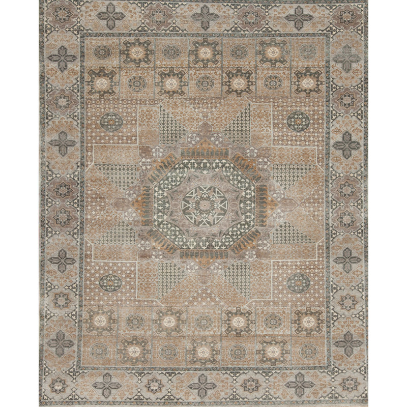Egyptian Wool Oriental Indoor Rug, Rectangle 8' x 10'