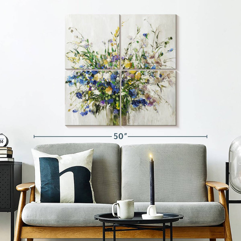 Bouquet de fleurs sauvages Harnek, H 32 po x l 32 po