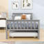 Structure de lit plateforme simple avec lit gigogne-48005262