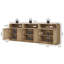 93.6'' W Manufactured Wood Sideboard with Adjustable Shelves (Set of 3)
