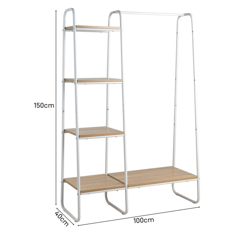Portemanteaux Maikki 39,3701 po, Blanc