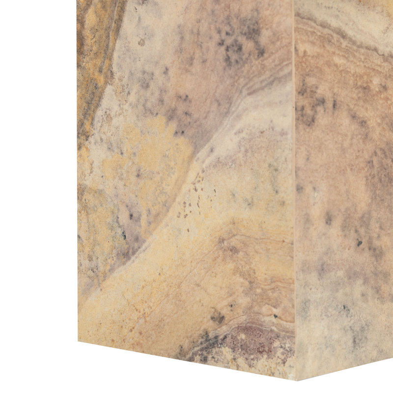 Table d'appoint carrée en marbre Jocelina