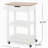 Compact Wooden Kitchen Cart - Functionality Meets Style
