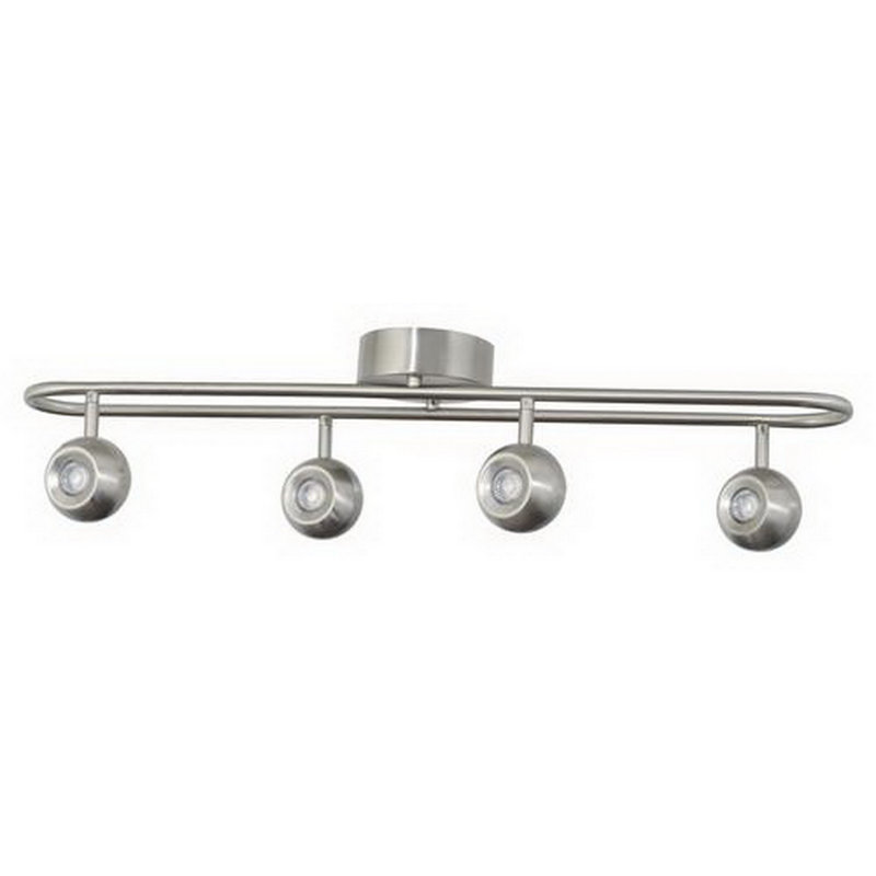 30'' 4 -Light Fixed Track Track Kit with Dimmable and Adjustable Head