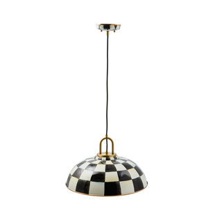 Courtly Check Dome Pendant Lamp