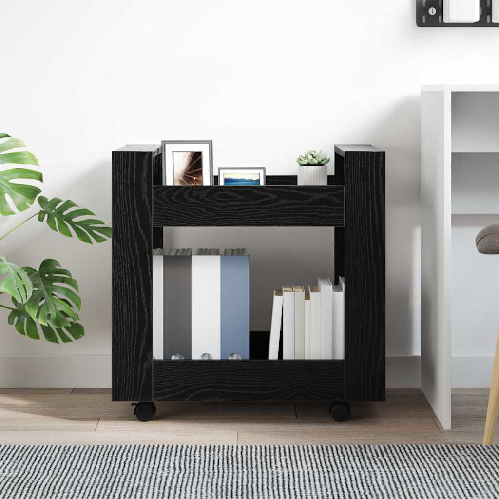 60cm H x 60cm W Book Cart with Wheels