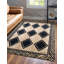 Tapis brun à motif géométrique Testerman-23394753