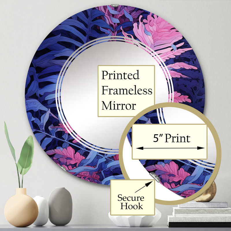 Miroir mural Ashmount, 24 po x 24 po