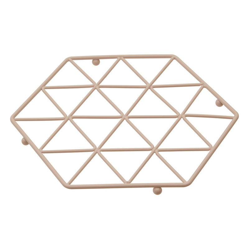 Stainless Steel 1 Piece Trivet, Pink