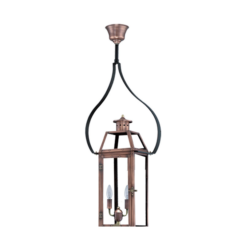 Pottsville Electric Outdoor Lantern, 21" H x 9" W x 10.5" D