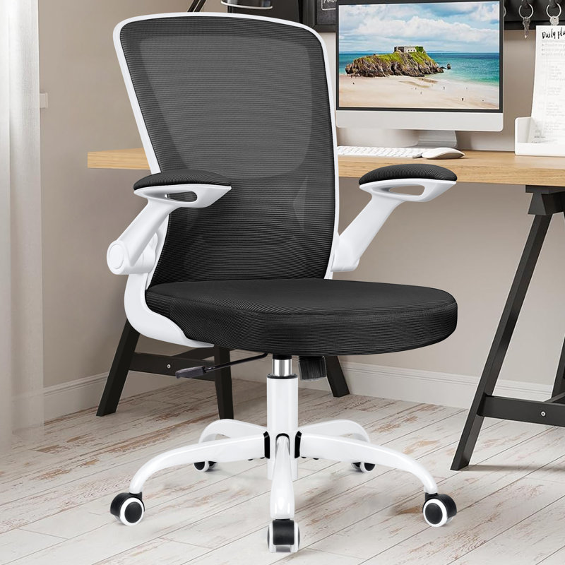 Home Office Ergonomic Mesh Task Chair, White