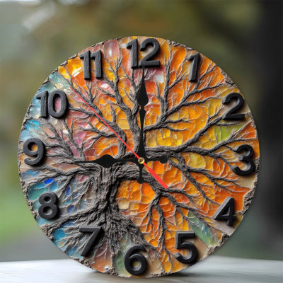 Horloge mosaïque unique