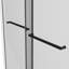 72 po X P 76 po Cabine de douche autoportante double coulissante sans cadre H au fini noir mat-122790628