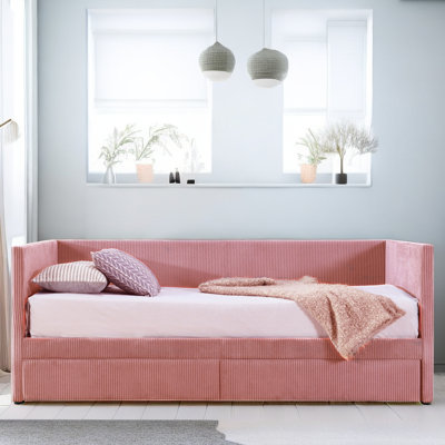 Deymar Upholstered Daybed with Two Drawers