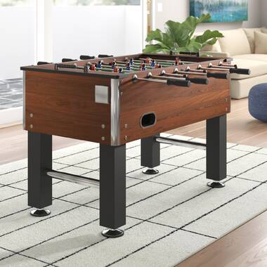 KICK Triplex 55″ 3-in-1 Swivel Multi Game Table (Brown)