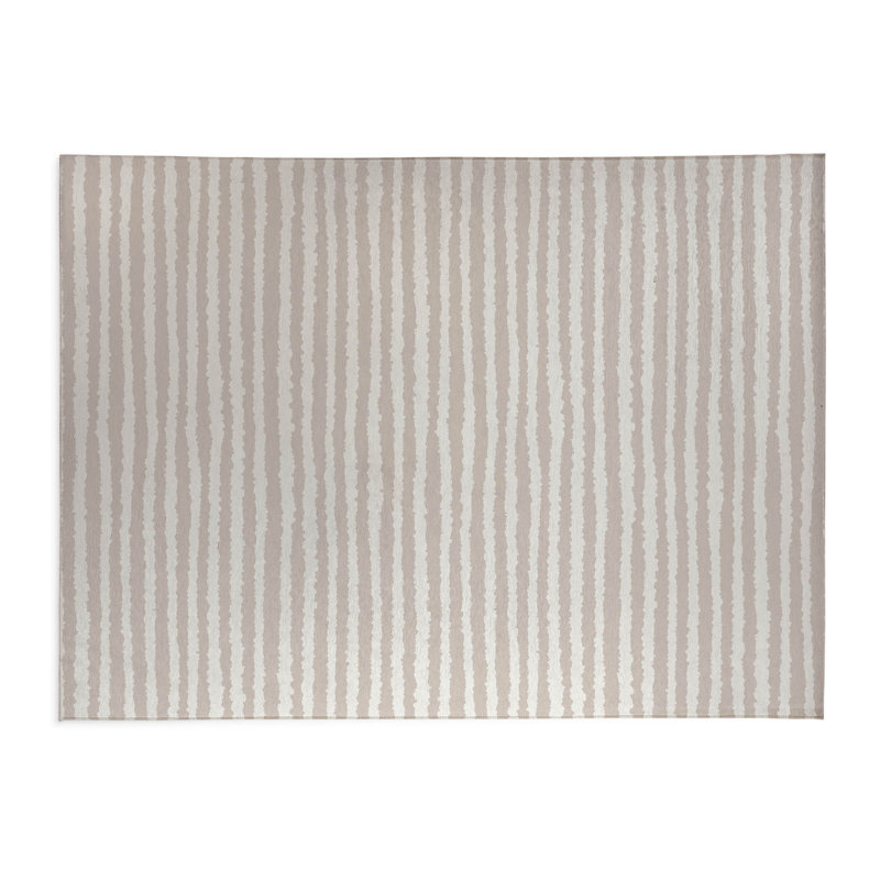 Tapis de cuisine léger antidérapant Long Gen, Rectangle 5 pi x 7 pi, Taupe