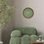 Horloge murale moderne, silencieuse, cadre en bois de 12 pouces «LYRA»-150359744