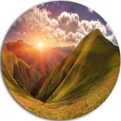 " Sunrise Over Green Mountains " Print