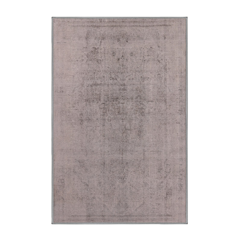Tapis 100% Mid-Century moderne lavable à la machine 2244, Rectangle 8 pi x 10 pi