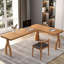 Bureau en bois massif en L Burlywood-479433151-479433147