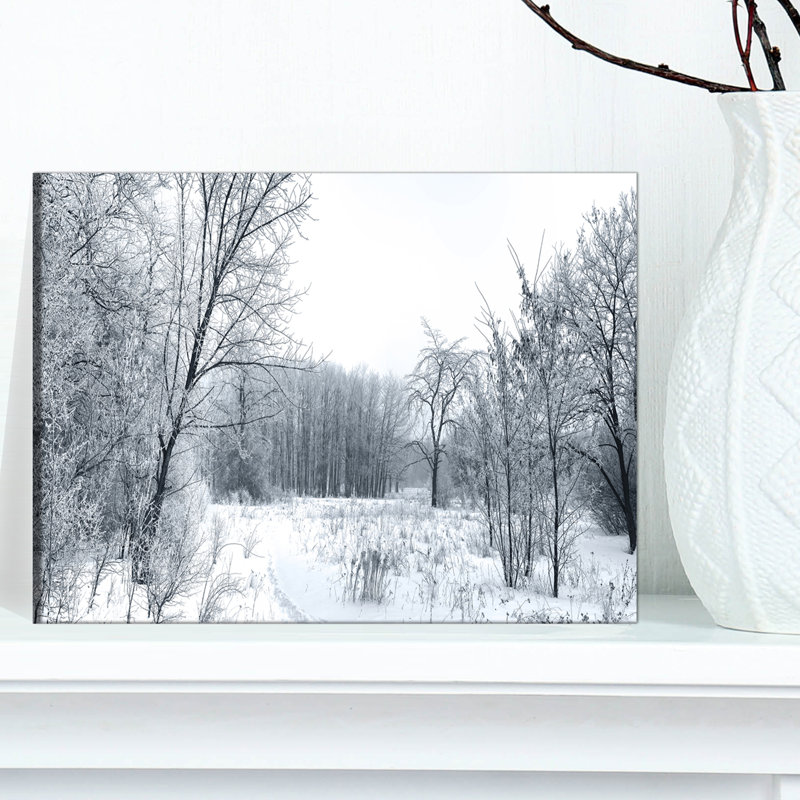 « belle hiver panorama », impression sur toile tendue, H 8 po x l 12 po x P 1 po