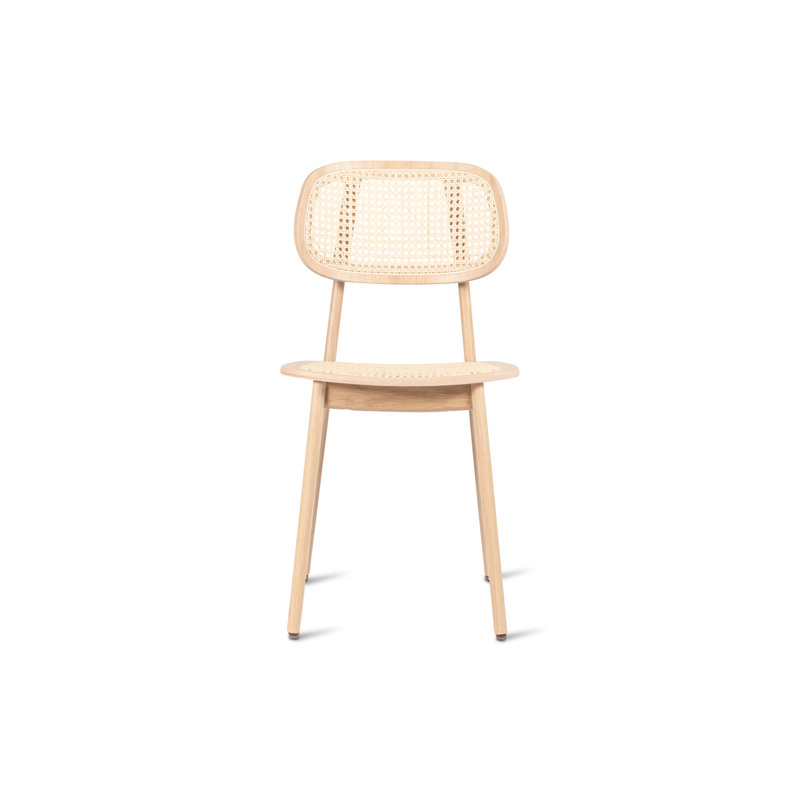 Titus Outdoor Dining Side Chair, Oak