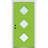 MMI DOOR 80 in. Steel 3 -Lite Prehung Front Entry Door-40463554-40463561-40463549