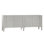 Maiya 88" Wide Rubberwood Sideboard, Light Gray Wash