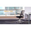 Chaise de bureau en filet avec siège inclinable et accoudoirs relevables
