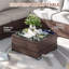 Ensemble de meubles de patio 7 pièces avec foyer au gaz propane de 44 po, ensemble de conversation pour jardin, patio, cour arrière-852036727