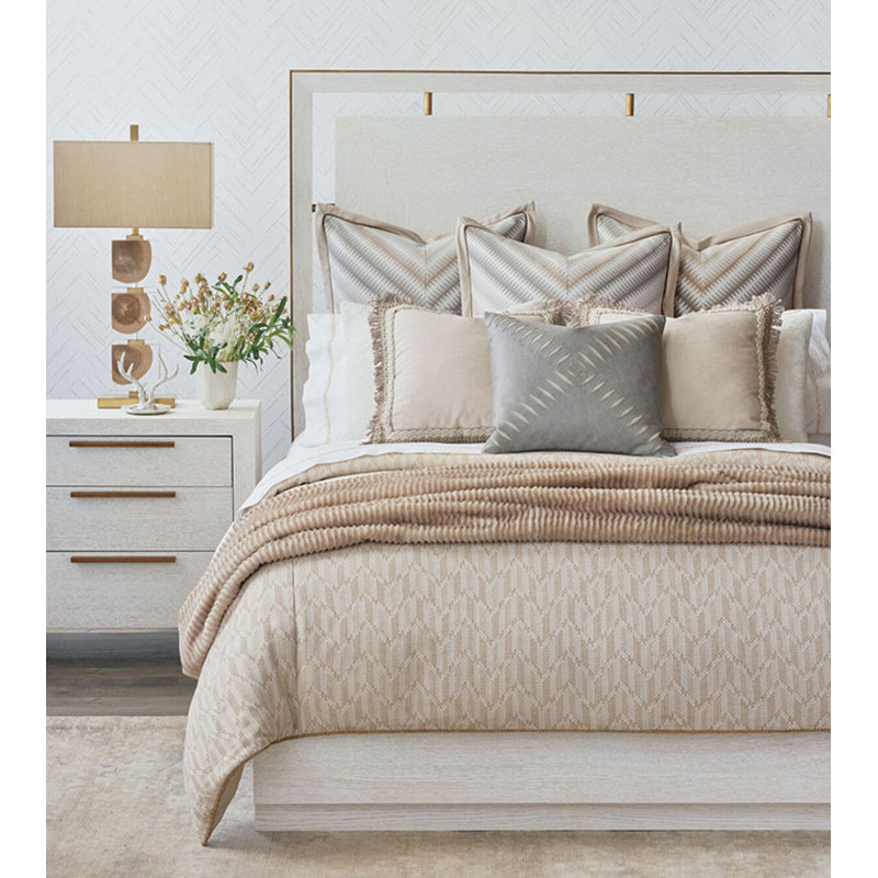 Housse et insert de coussin décoratif carré Park City par Barclay Butera