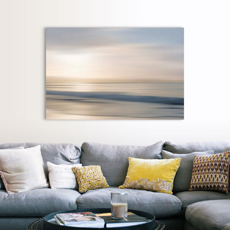«Morning Rise» par Alex Hanson - peinture sur toile, Toile tendue, H 40 po x l 60 po, Sans cadre