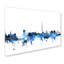 « dublin ireland horizon white », impression sur toile tendue-22539877