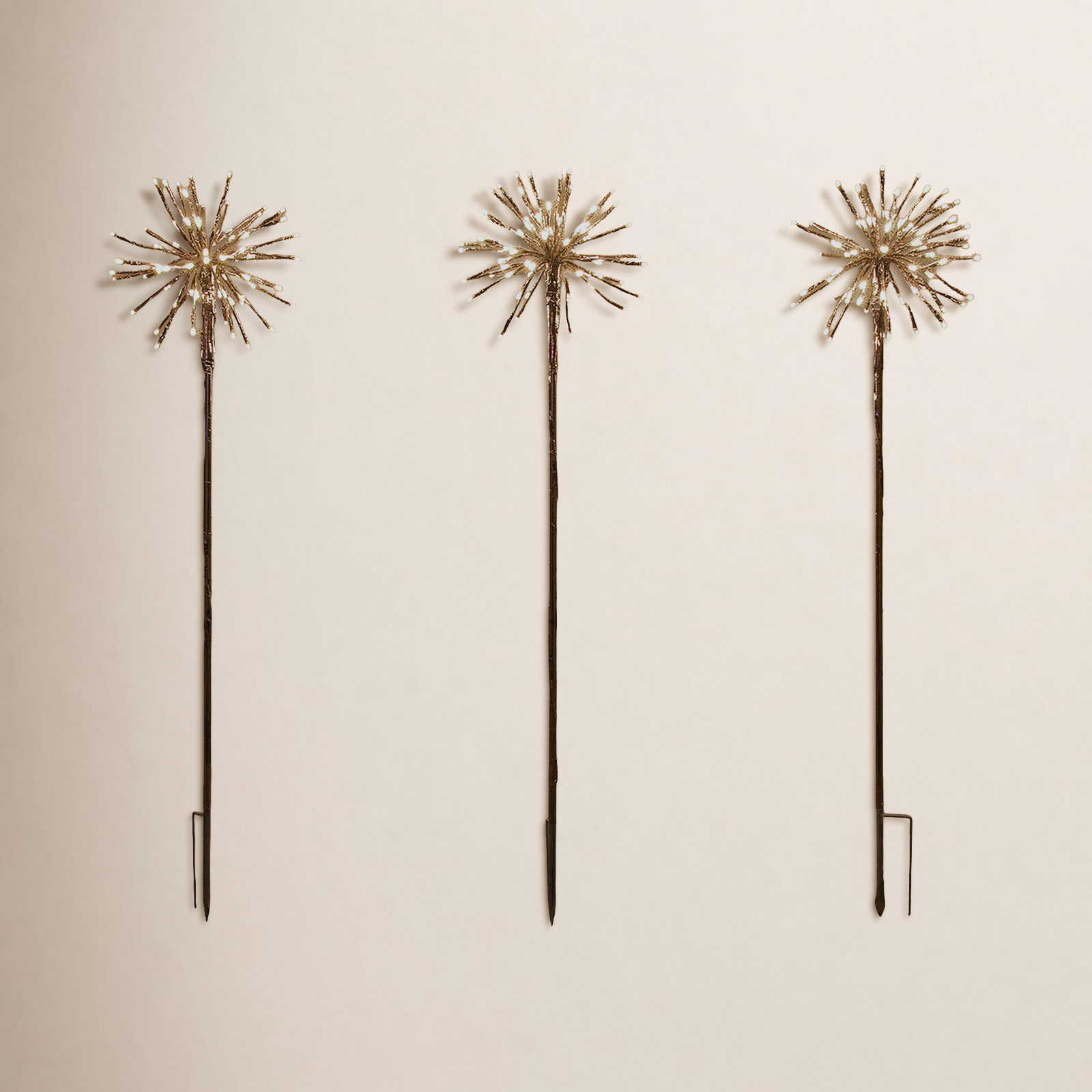 40" Starburst LED Lighted Tree, Gold/Warm White
