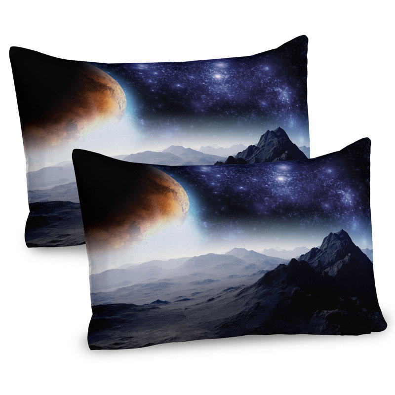 Ensemble de 2 taies décoratives Ambesonne Galaxy, H 20 po x l 36 po
